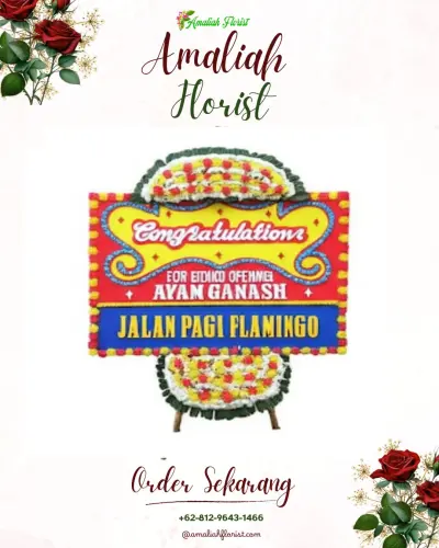 Bunga Papan Congratulation di Gununggeulis